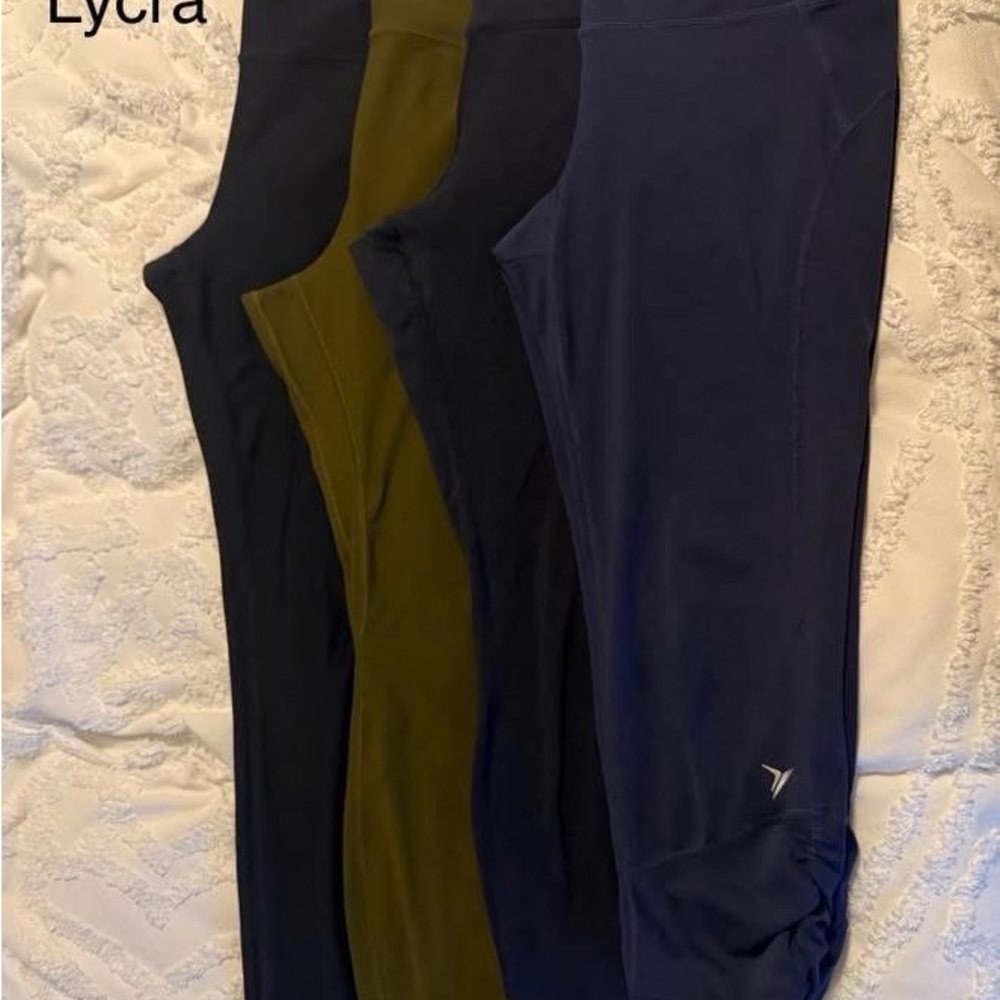 Navy, Olive, and Black Leggings Bundle
